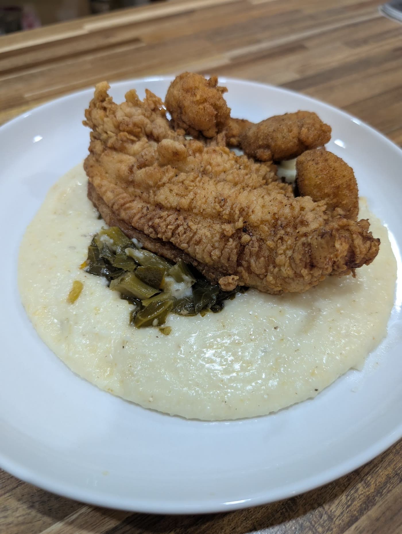 Fried Fish & Shrimp over Grits thumbnail 2