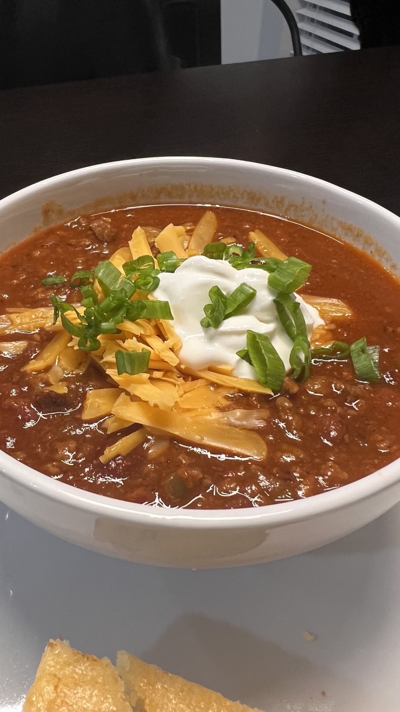 Loaded Beef Chili with Cornbread thumbnail 2