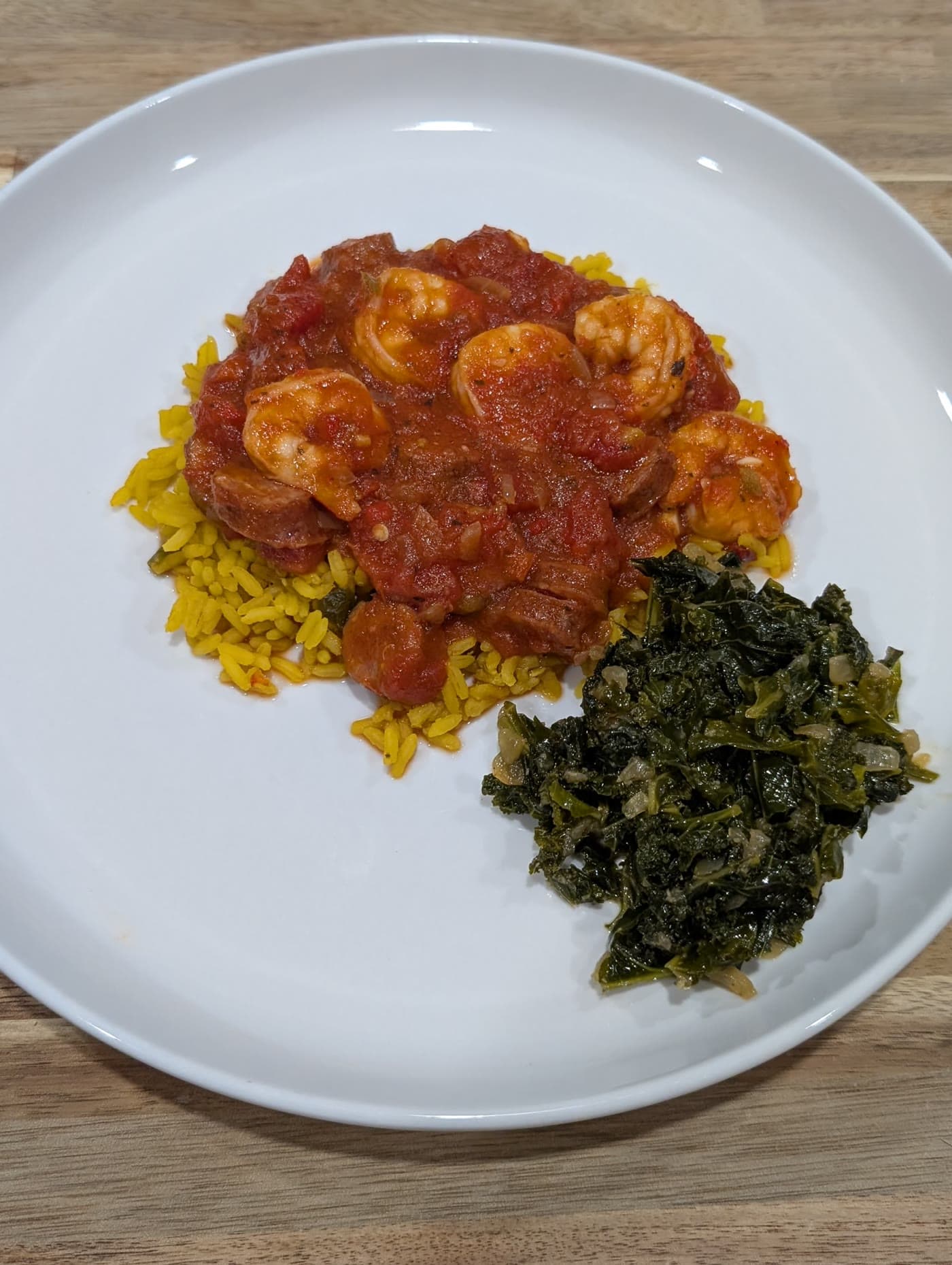 Shrimp Creole over Yellow Rice — photo 1