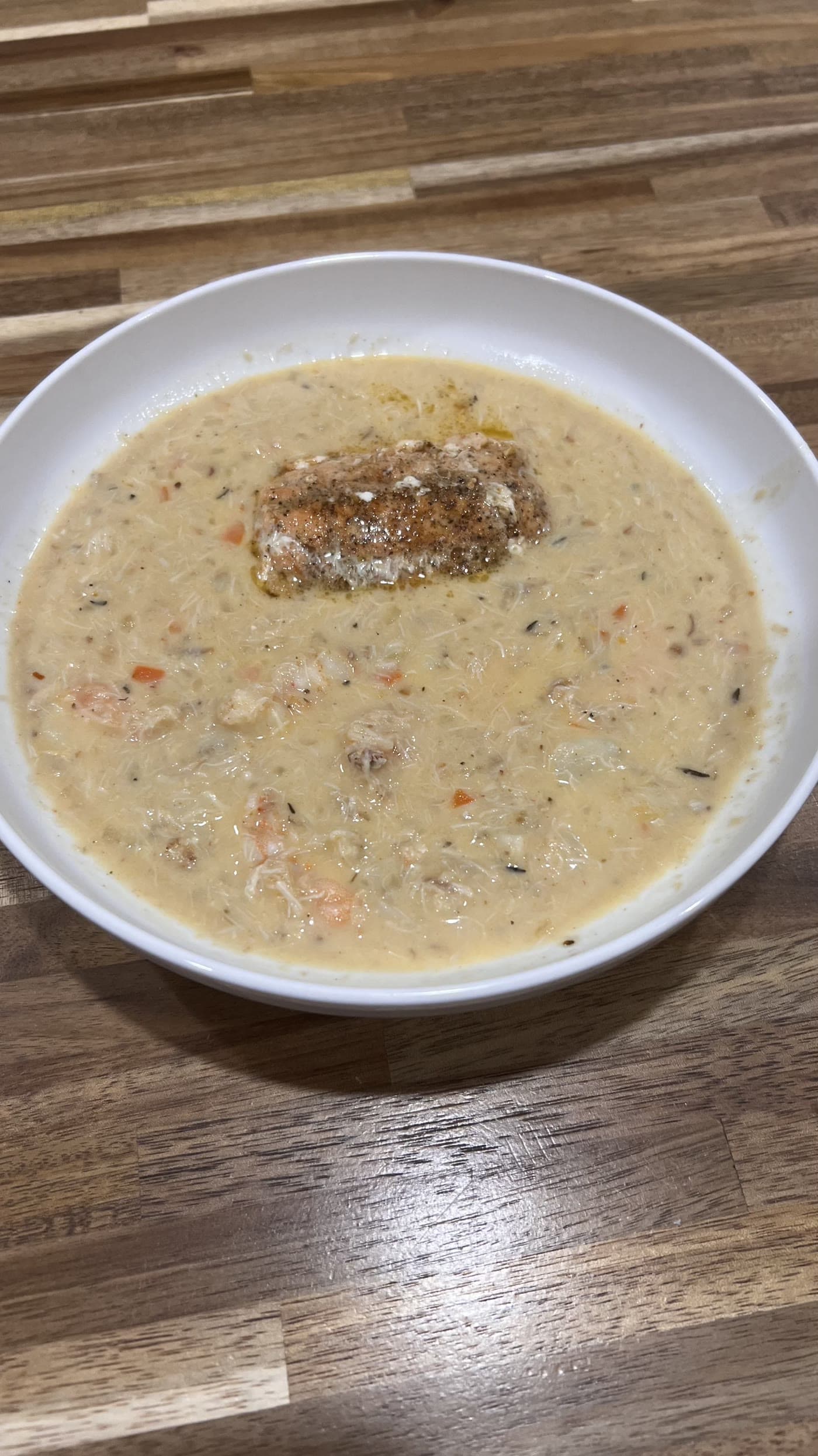 Creamy Salmon & Rice Soup — photo 1